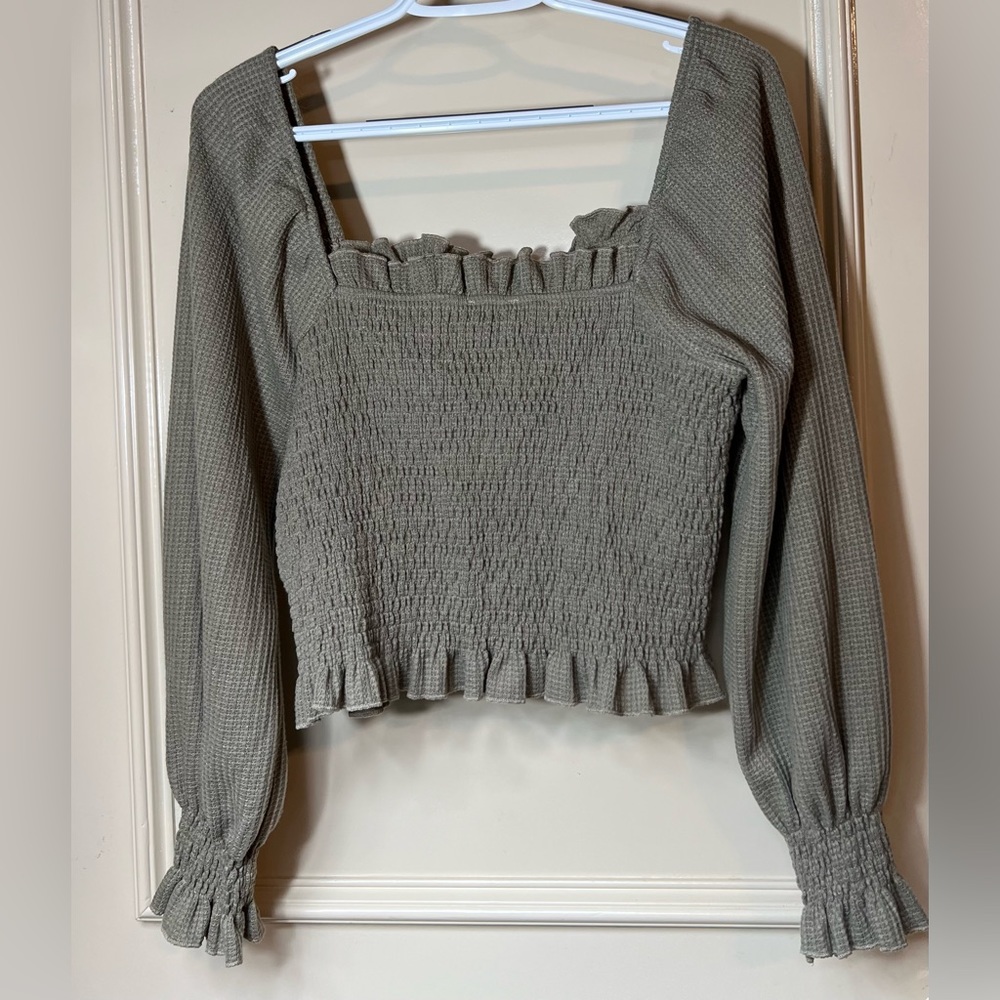 Altar’d State olive long sleeve, size medium